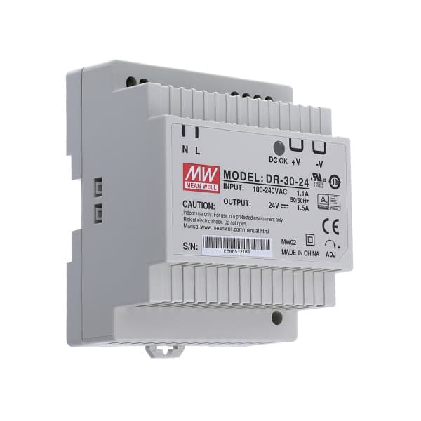 MEAN WELL DIN rail power supply image
